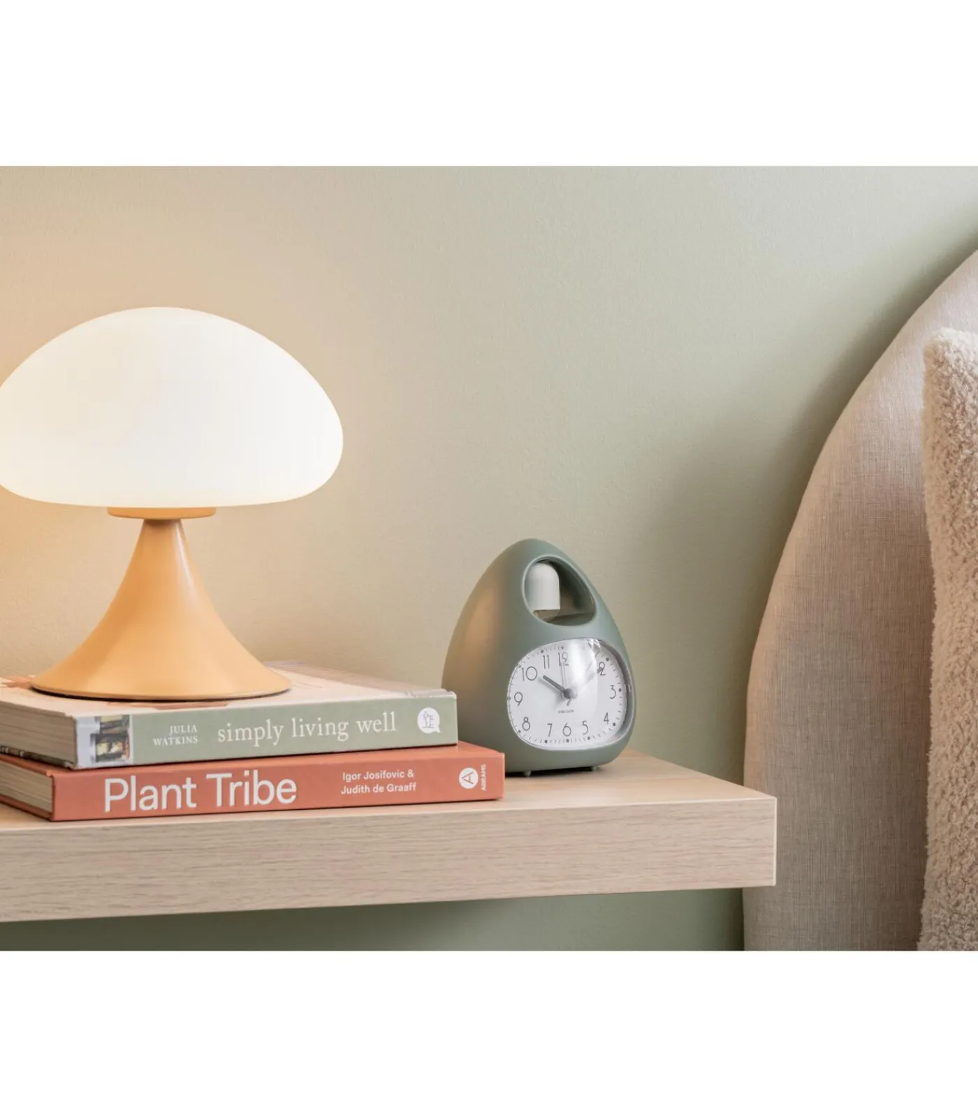 Sale Tafellamp Hongo - Okergeel - Ø20cm Tafellampen