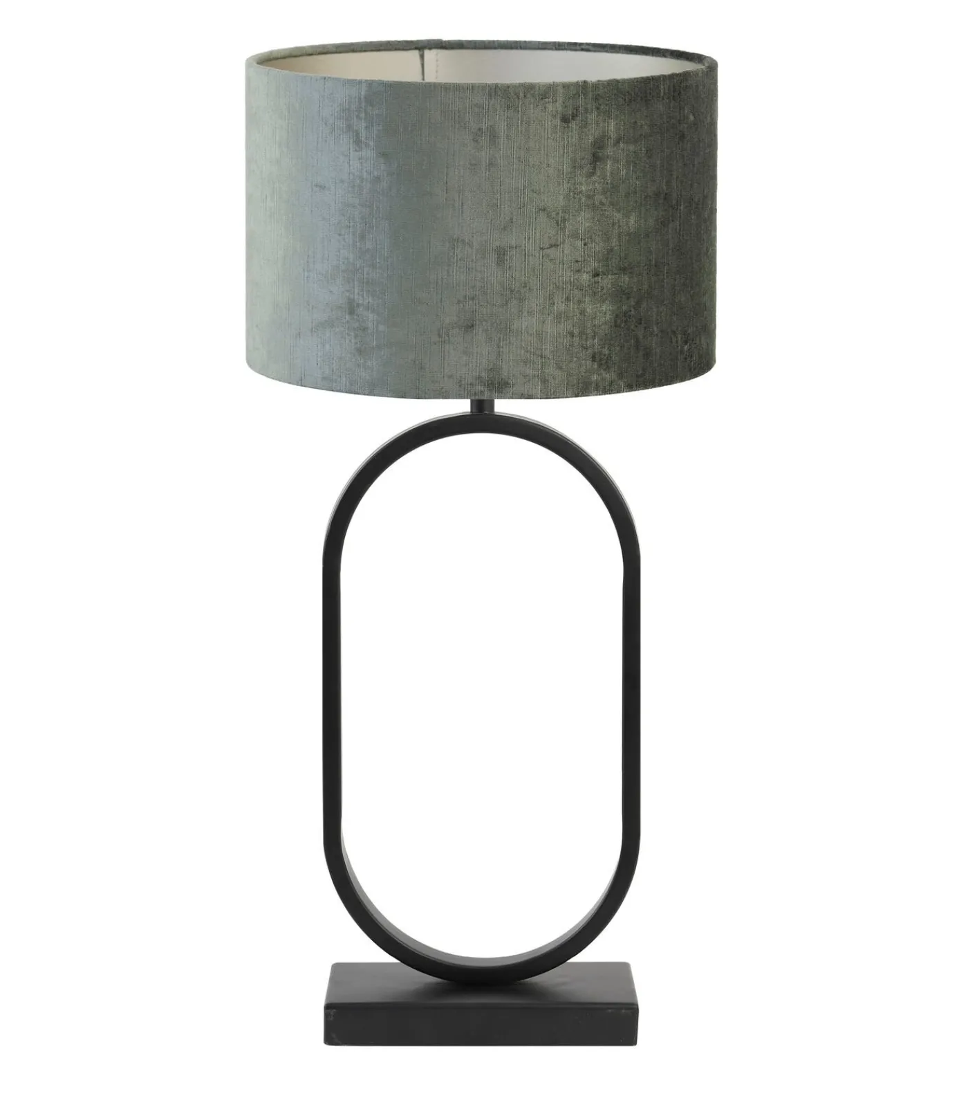 Best Tafellamp Jamiri/Gemstone - Zwart/Antraciet - Ø30x67cm Tafellampen