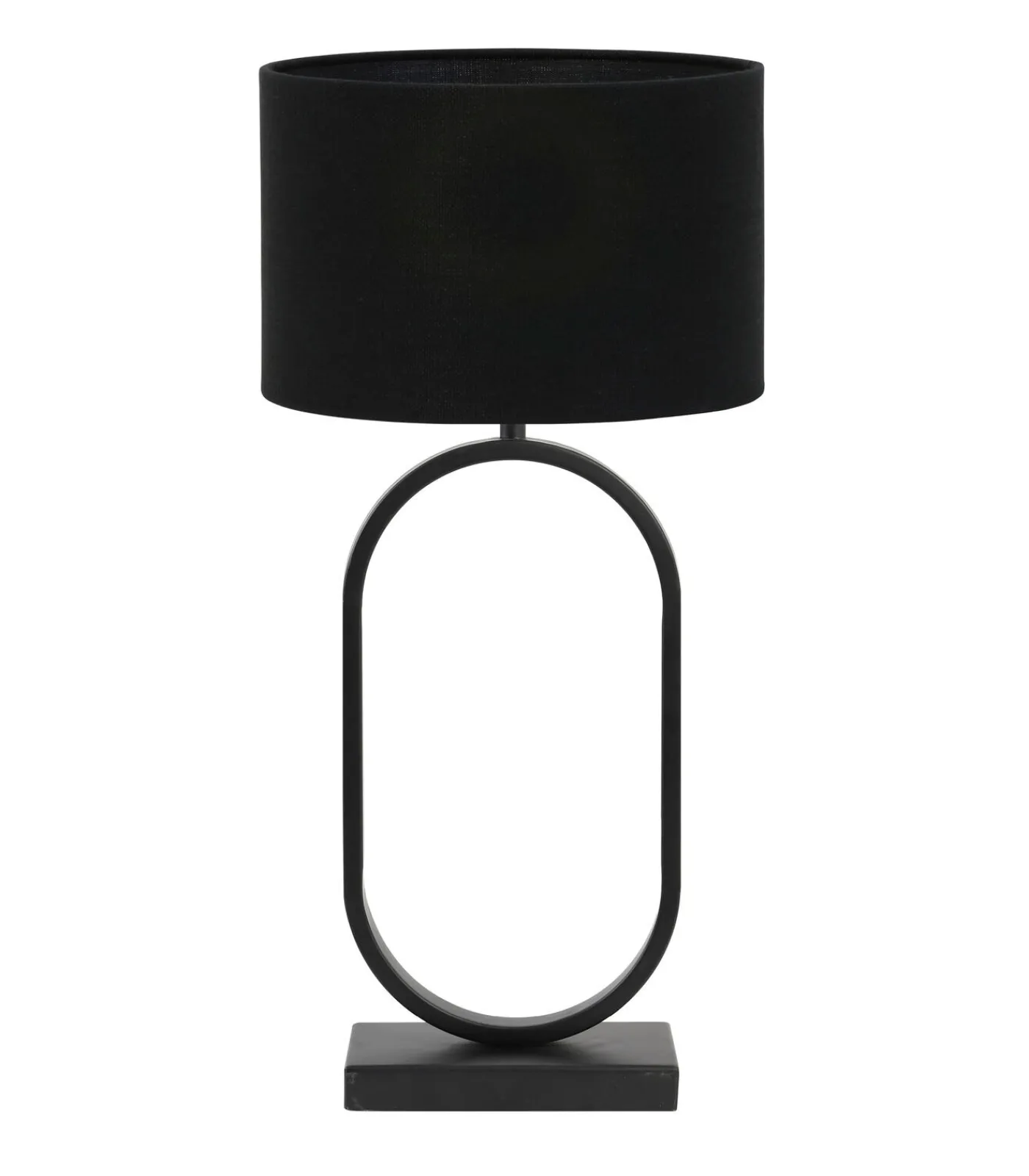 Outlet Tafellamp Jamiri/Livigno - Zwart/Zwart - Ø30x67cm Tafellampen