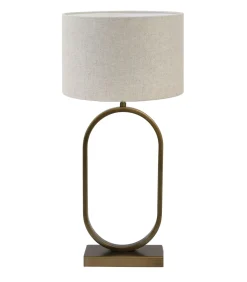 Sale Tafellamp Jamiri/Livigno - Ant, Brons/Naturel - Ø30x67cm Tafellampen