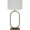 Online Tafellamp Jamiri/Saverna - Ant, Brons/Eiwit - Ø30x67cm Tafellampen