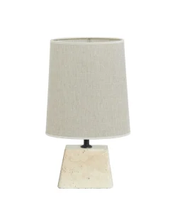 New Tafellamp Kardan/Breska - Zand/Wit - 25x21x49cm Tafellampen