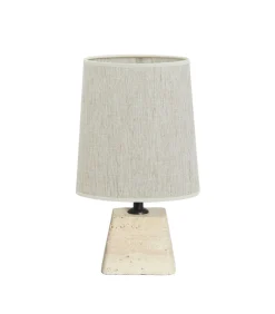 Clearance Tafellamp Kardan/Breska - Zand/Wit - 21x17,5x42cm Tafellampen