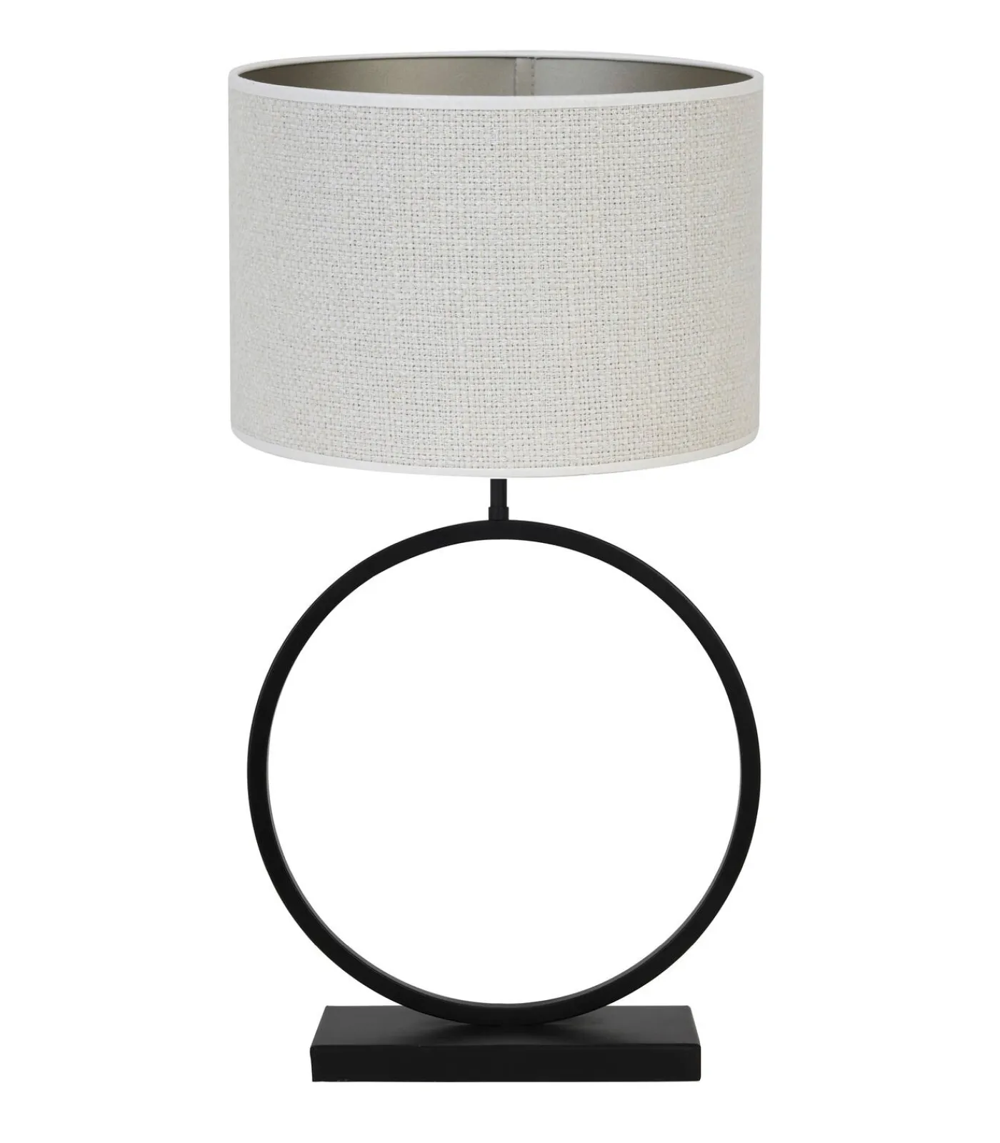 Best Tafellamp Liva/Saverna - Zwart/Eiwit - Ø40x78,5cm Tafellampen