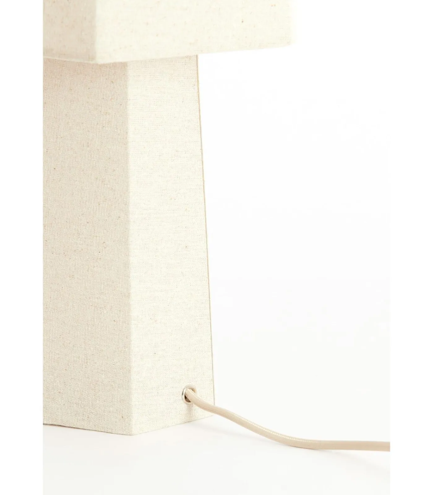 Clearance Tafellamp Musabo - Naturel - Ø25cm Tafellampen