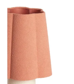 Tafellamp Musaby - Zachtroze - Ø25cm Tafellampen