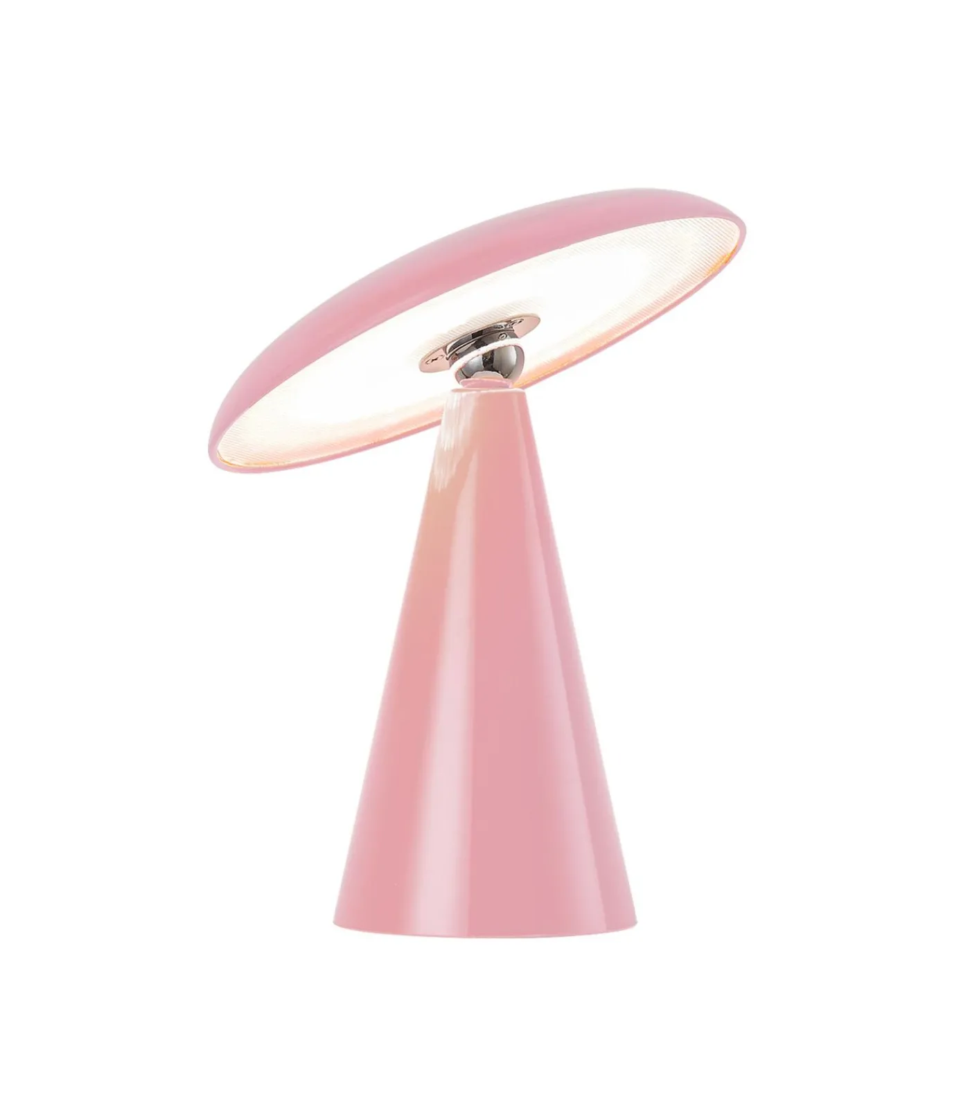 Online Tafellamp Phoebe Led - Lichtroze - Ø23cm Tafellampen