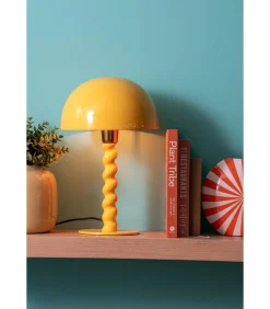 Tafellamp Prisa - Heldergeel - Ø25cm Tafellampen