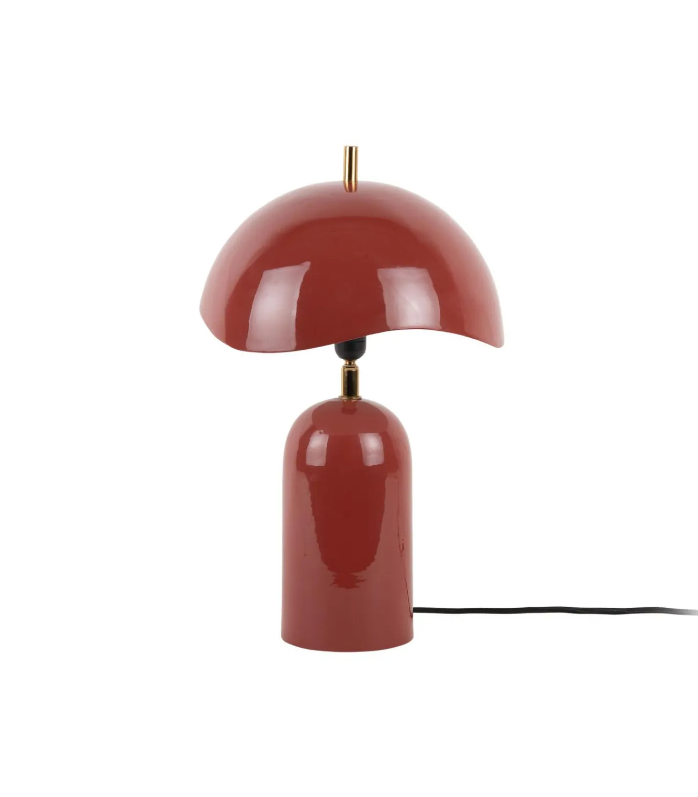 Clearance Tafellamp Querido - Rode oker - Ø25cm Tafellampen