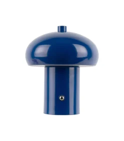 Clearance Tafellamp Retro Seta Led - Blauw - 12.5x12.5x15cm Tafellampen