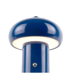 Clearance Tafellamp Retro Seta Led - Blauw - 12.5x12.5x15cm Tafellampen