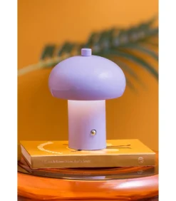 Best Tafellamp Retro Seta Led - Paars - 12.5x12.5x15cm Tafellampen