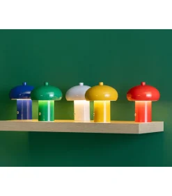 Discount Tafellamp Retro Seta Led - Groen - 12.5x12.5x15cm Tafellampen