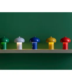 Discount Tafellamp Retro Seta Led - Groen - 12.5x12.5x15cm Tafellampen