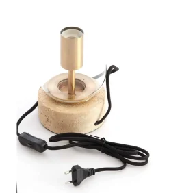 Clearance Tafellamp Rylano - Helder - Ø12x47cm Muurverlichting