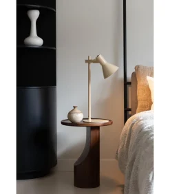 New Tafellamp Stavanger - Beige - 28x20x51cm Tafellampen