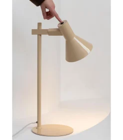 New Tafellamp Stavanger - Beige - 28x20x51cm Tafellampen