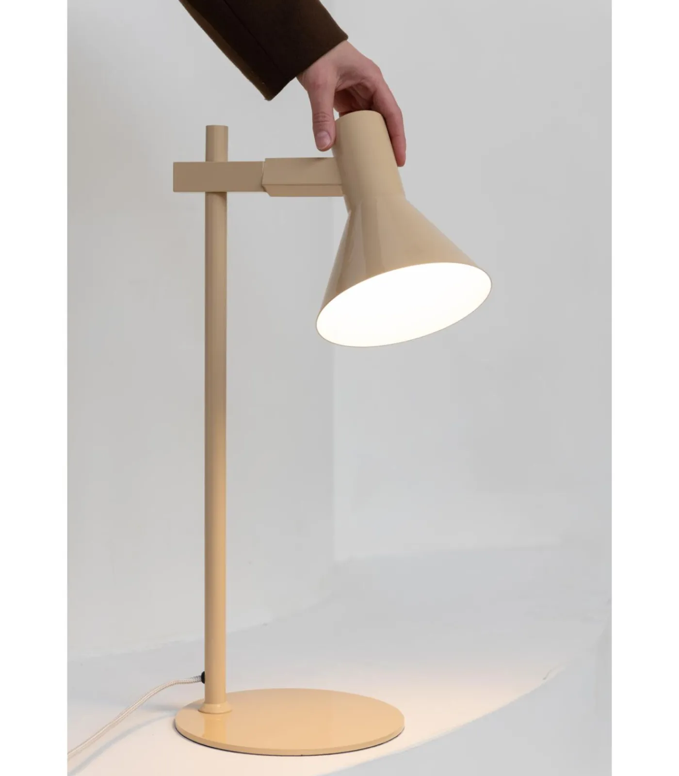 New Tafellamp Stavanger - Beige - 28x20x51cm Tafellampen