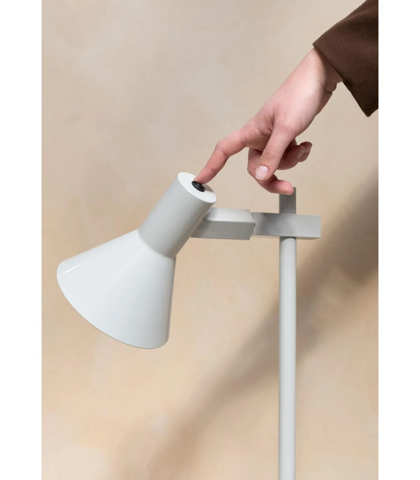 New Tafellamp Stavanger - Grijs - 28x20x51cm Tafellampen