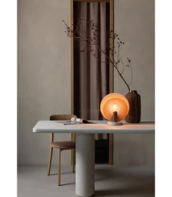 Best Tafellamp Toledo - Bruin - 22x30x32.5cm Tafellampen