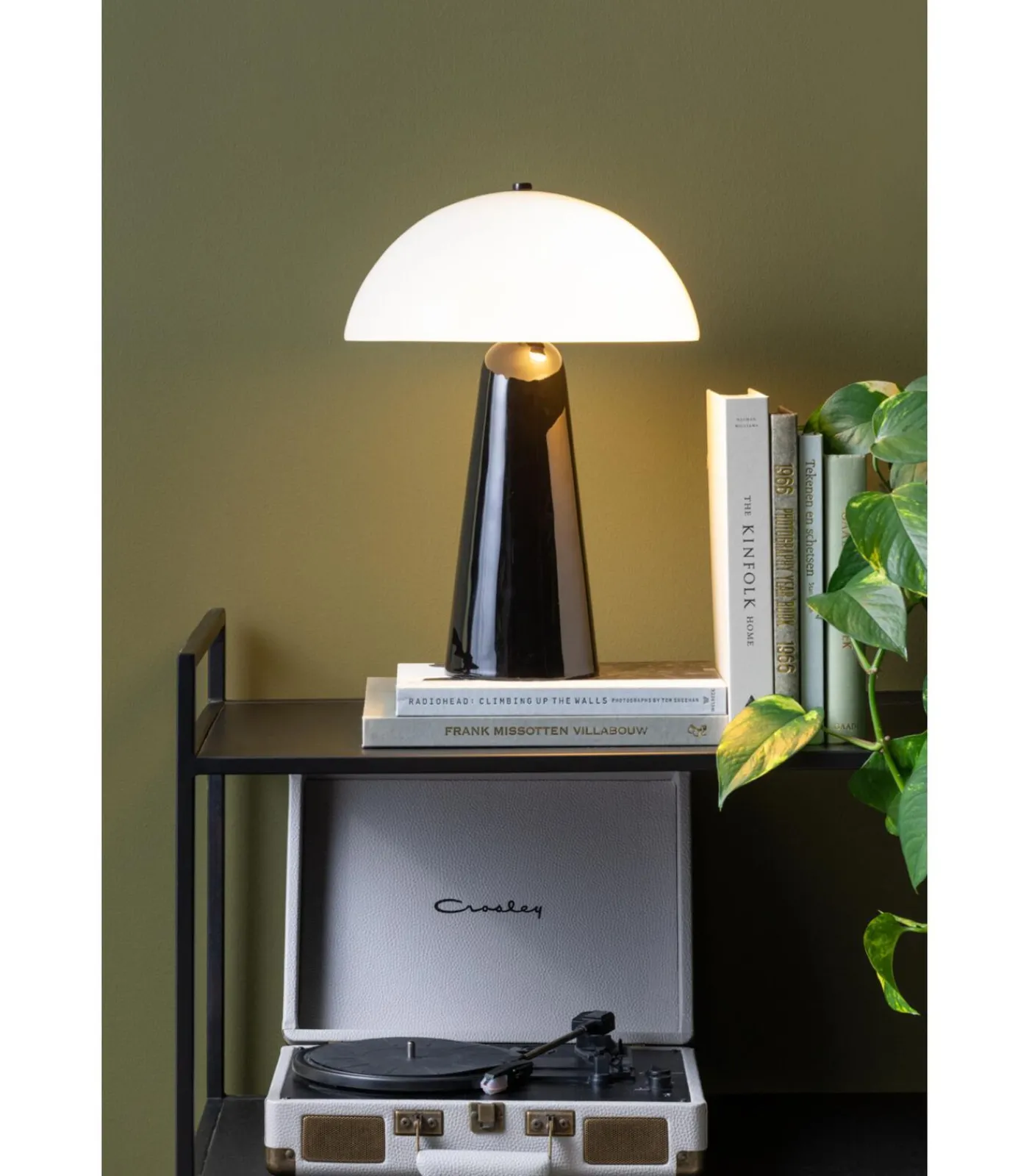 Online Tafellamp Vidrio Centro - Zwart - 30x30x42cm Stoelen