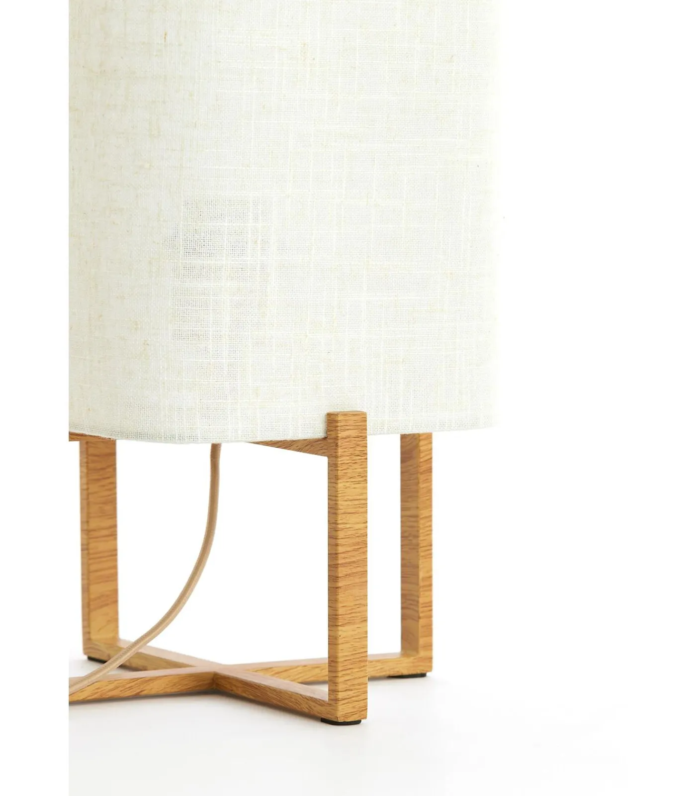 Online Tafellamp Wyn - Crème - 21.5x21.5x50.5cm Tafellampen