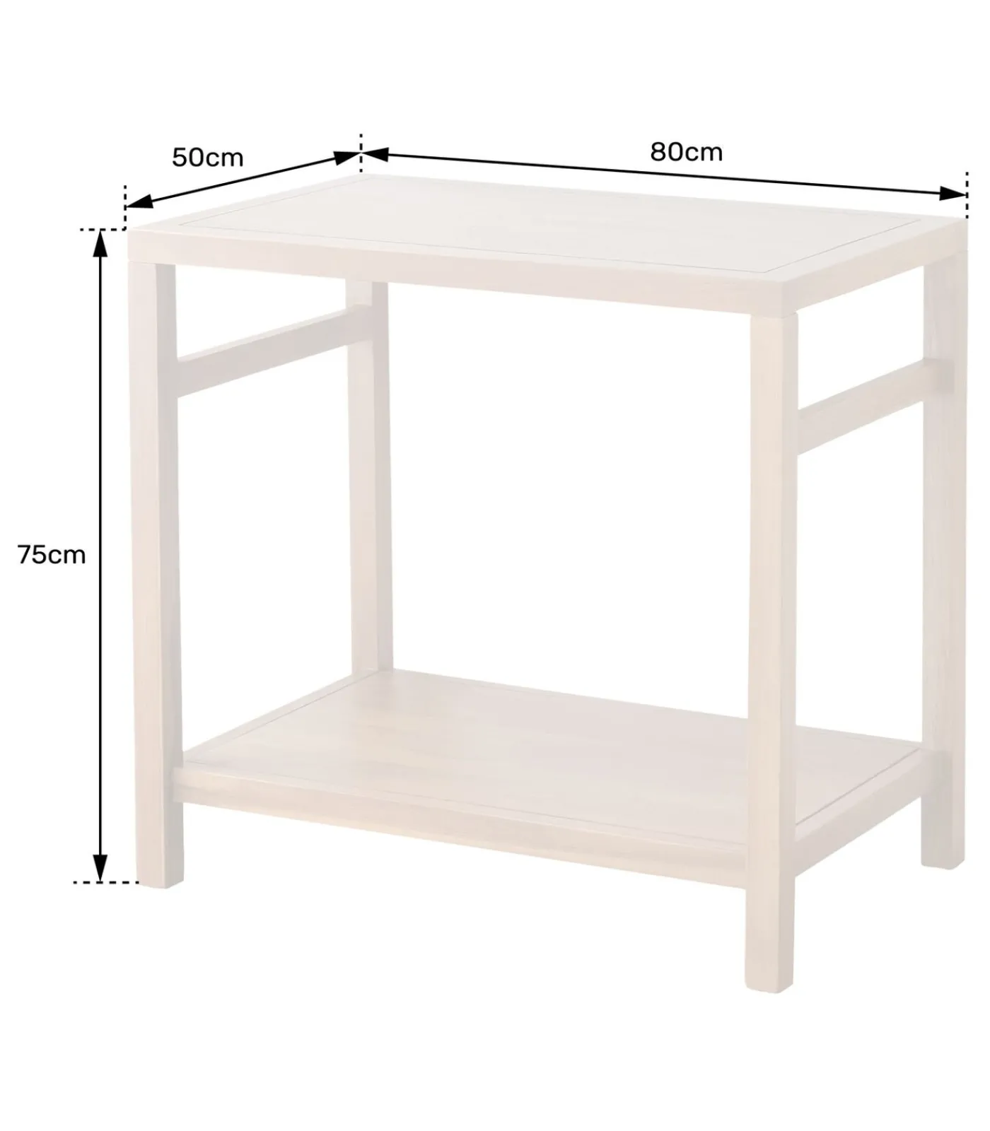 New Teak badmeubel 80cm DEWI Meubels