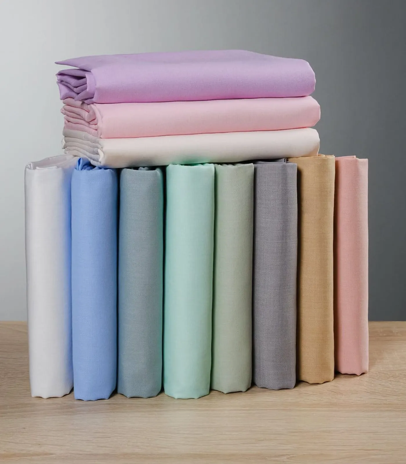 Clearance Tergal laken voor de zomer in Wit Katoen 240x290 cm Lakens