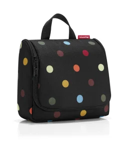 Outlet Toiletbag - Toilettas - Dots Zwart Toilettassen