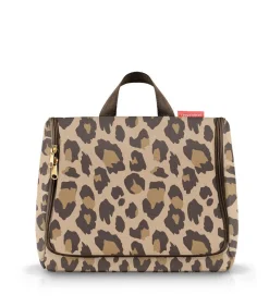 Sale Toiletbag XL - Toilettas - Leo Macchiato Bruin Toilettassen