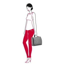 Discount Toiletbag XL - Toilettas - Twist Grijs Toilettassen