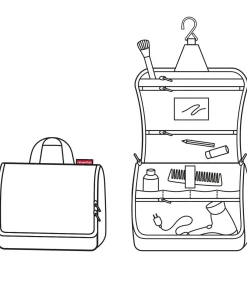 Discount Toiletbag XL - Toilettas - Twist Grijs Toilettassen