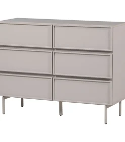 Outlet Tours Ladekast 6 Lades - Melamine/ MDF - Zand - 80x120x42 Meubels