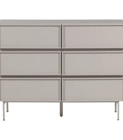 Outlet Tours Ladekast 6 Lades - Melamine/ MDF - Zand - 80x120x42 Meubels