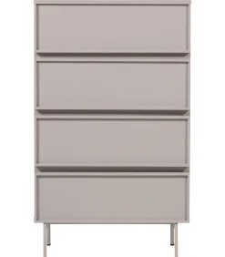 Best Tours Ladekast 4 Lades - Melamine/ MDF - Zand - 102x70x42 Meubels
