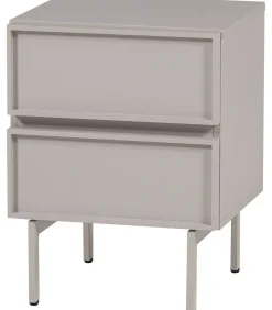 Tours Ladekast/ Nachtkastje 2 Lades Melamine/ MDF - Zand Bedden