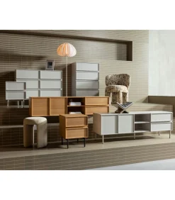 Outlet Tours Ladekast/ Nachtkastje 2 Lades Melamine/ MDF - Naturel Bedden