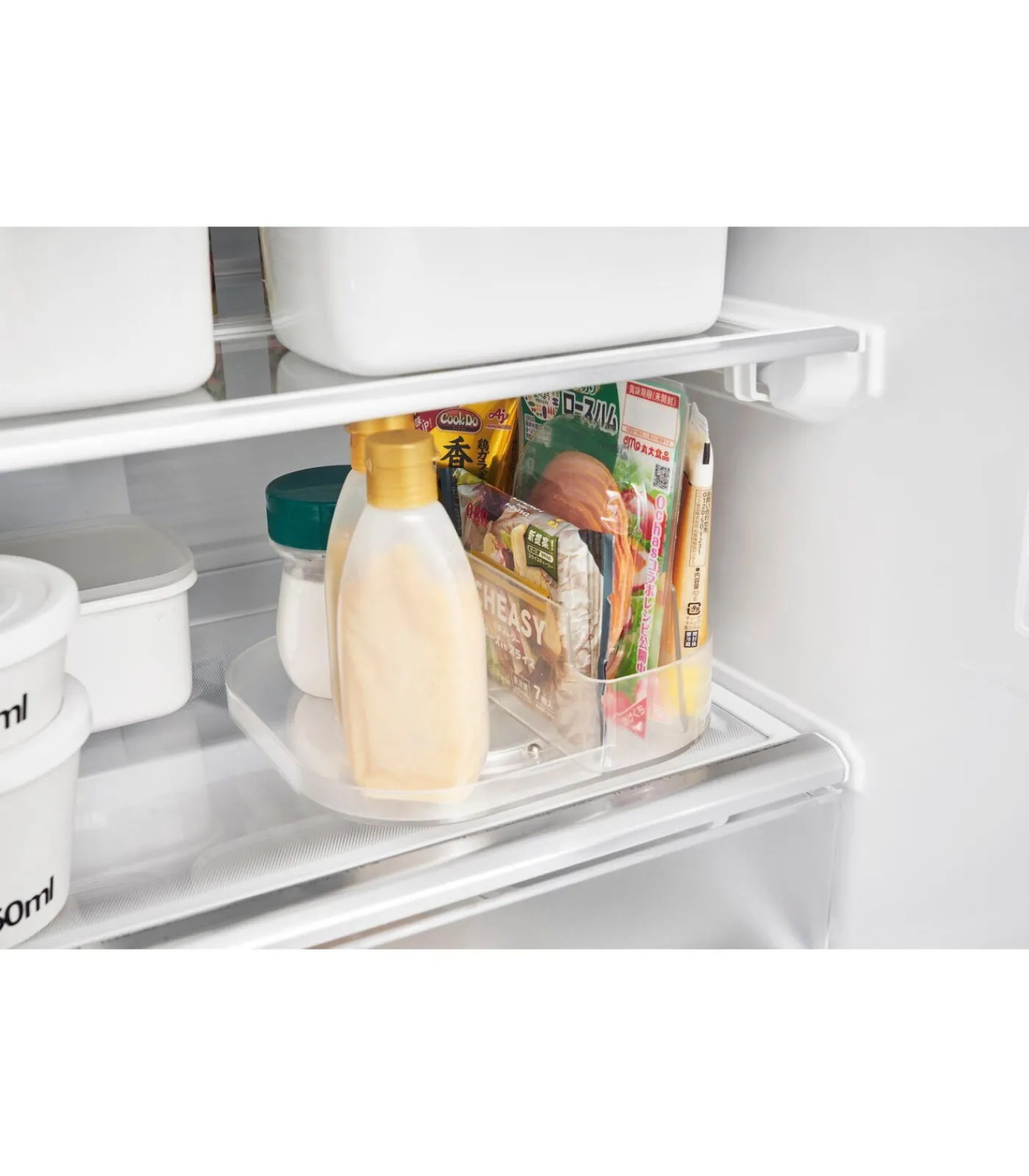 Clearance Tower Opbergbakje draaibaar met compartimenten smal - Wit Organiseren