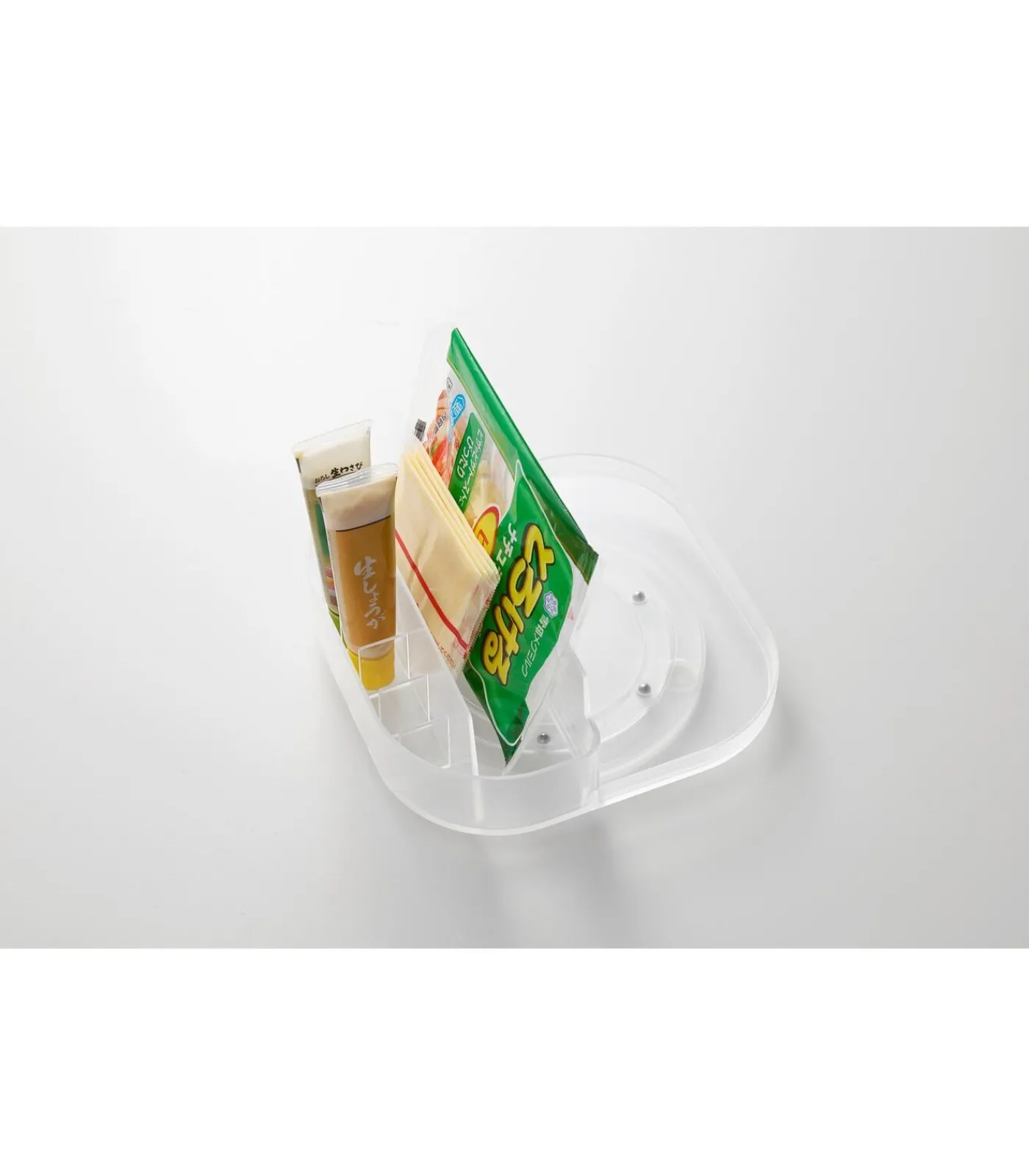 Clearance Tower Opbergbakje draaibaar met compartimenten smal - Wit Organiseren