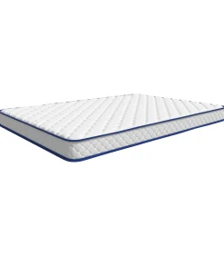 Outlet Traagschuimmatras 140x190x17 cm Zacht wit Matrasbeschermer