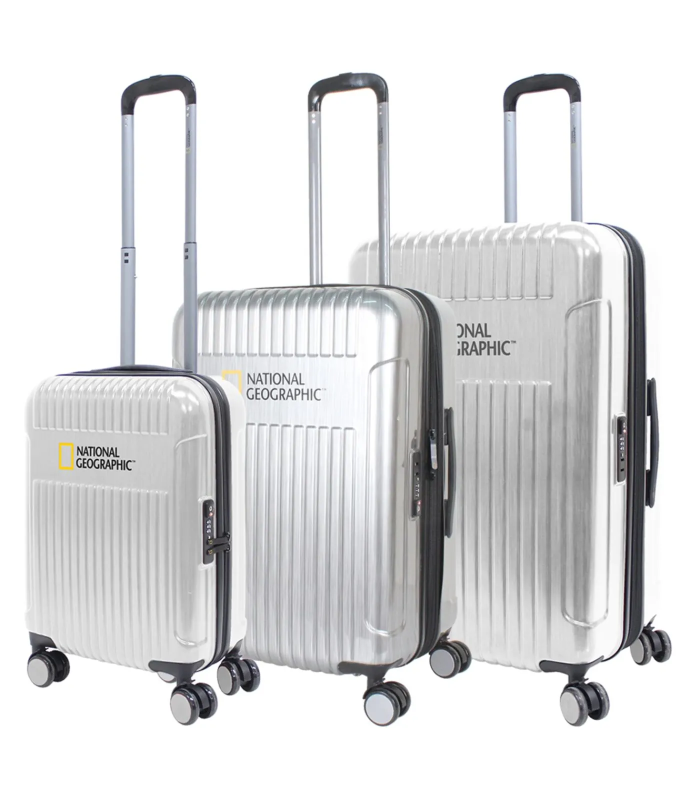 Outlet Transit Reiskofferset 55/67/76.5 cm (S/M/L) 8 wielen Trolleys