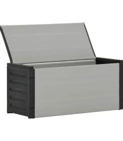 Online Tuinafvalbak 85x34x40 cm grijs Manden En Bakken