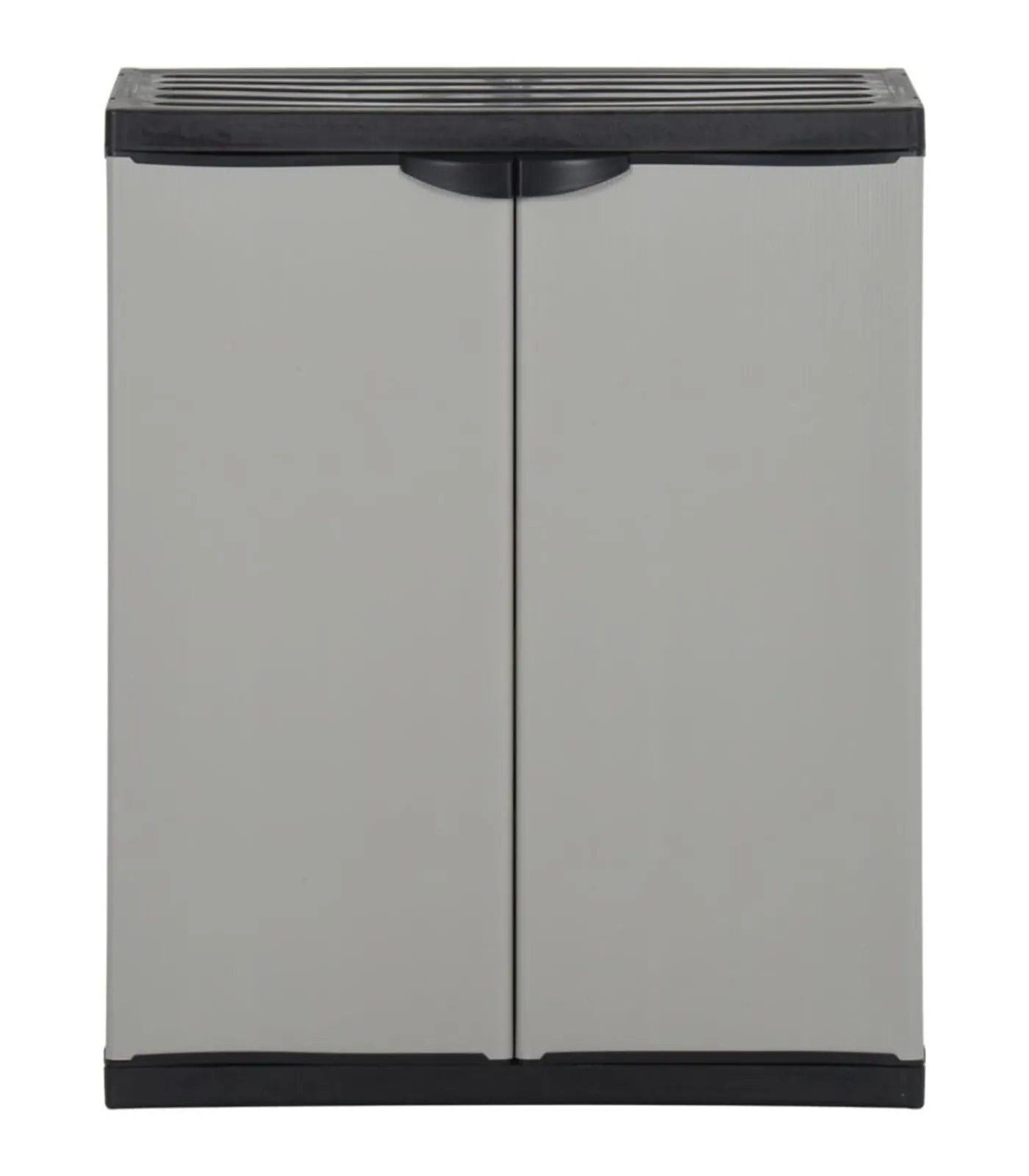 Hot Tuinafvalkast 68x40x85 cm polypropeen grijs en zwart Manden En Bakken