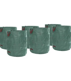 Discount Tuinafvalzakken 12 pcs Groen 79 x 79 x 99.5 cm Polypropyleen Manden En Bakken