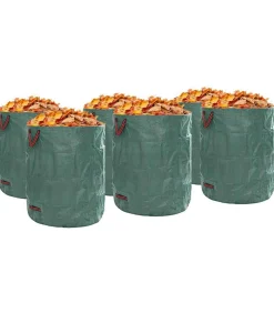 Discount Tuinafvalzakken 12 pcs Groen 79 x 79 x 99.5 cm Polypropyleen Manden En Bakken