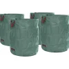 New Tuinafvalzakken 4 pcs Groen 79 x 79 x 99.5 cm Polypropyleen Manden En Bakken