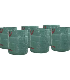 Sale Tuinafvalzakken 12 pcs Groen 45 x 45 x 76 cm Polypropyleen Manden En Bakken