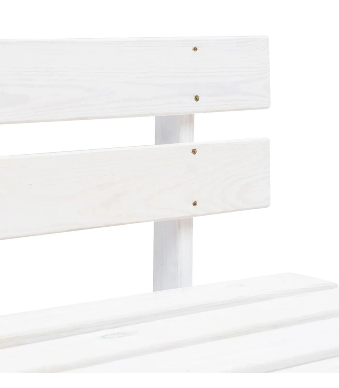 Hot Tuinmiddenbank pallet geïmpregneerd grenenhout wit Tuinmeubelen