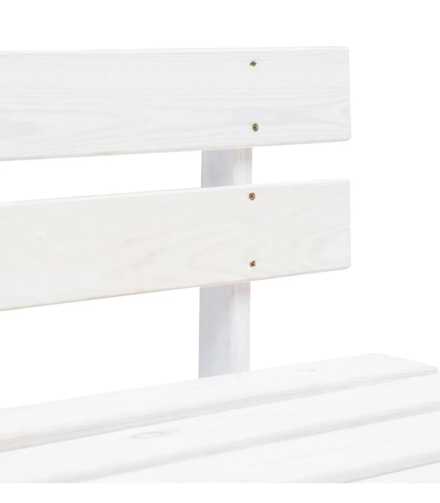 Sale Tuinmiddenbank pallet geïmpregneerd grenenhout wit Tuinmeubelen