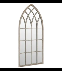 Online Tuinspiegel 70x30 cm ijzer zandkleurig Spiegels